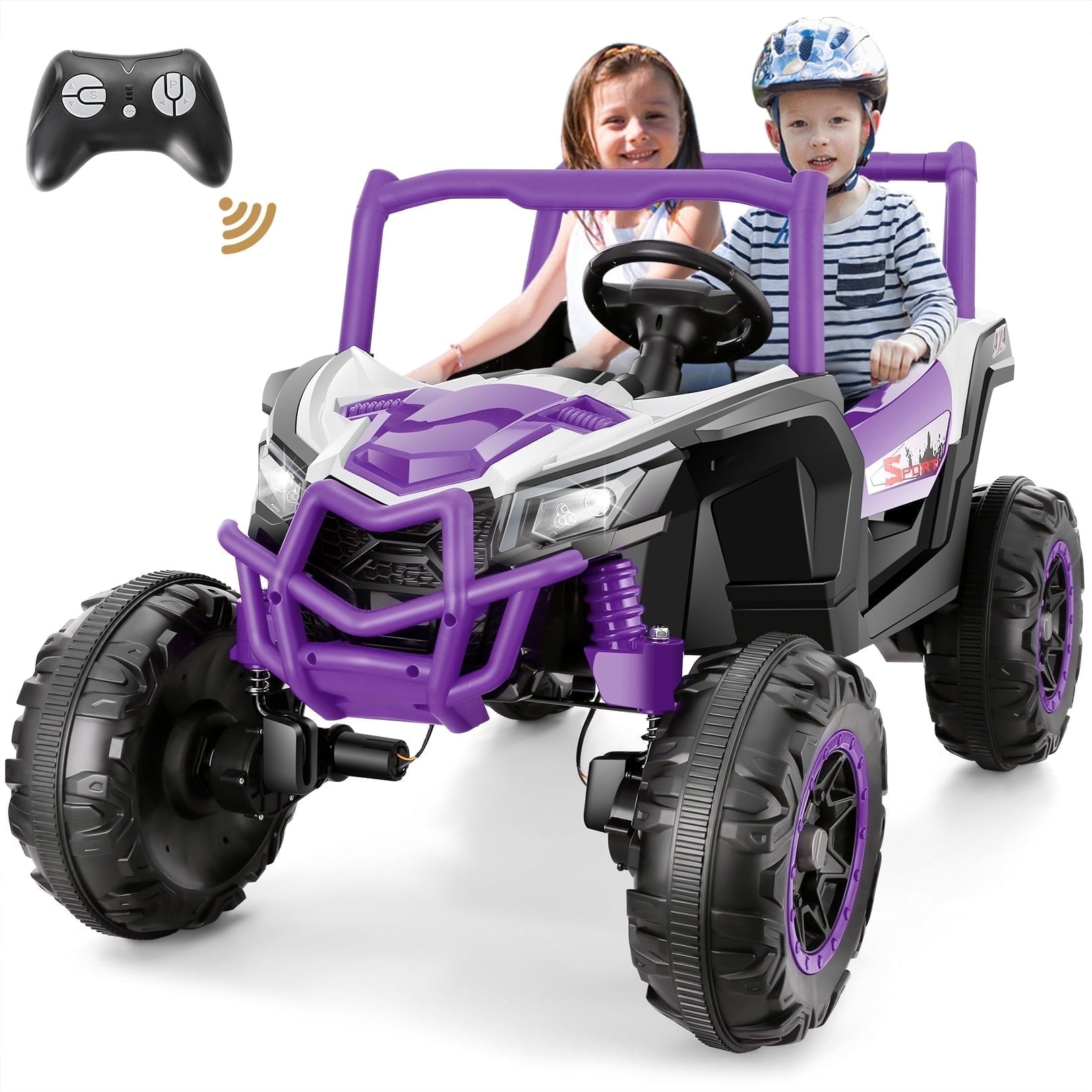 Remote control 4 wheeler ride on on sale